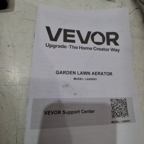 VEVOR GARDEN LAWN AERATOR -18" -BLACK (MODEL: LASS001) image 2