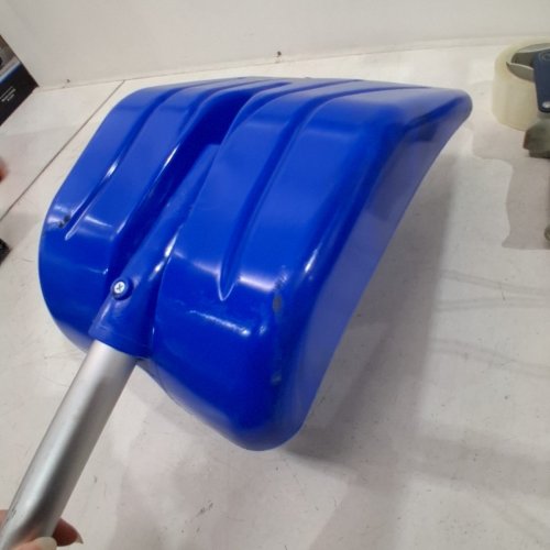 KIDS TELESCOPIC PLASTIC SHOVEL WITH GRIP HANDLE - 31"-41" - BLUE image 5