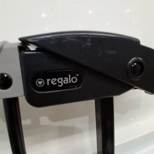 REGALO EASY STEP EXTRA WIDE METAL SAFETY GATE - 30" X 29"-49" / BLACK (MODEL: 1164 EB DS) image 4