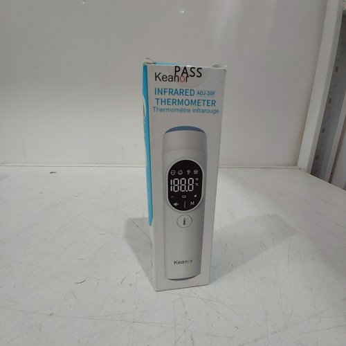 KEANOR INFRARED FORHEAD & EAR THERMOMETER WITH DIGITAL DISPLAY - WHITE/BLUE (MODEL: AOJ-20F) image 5