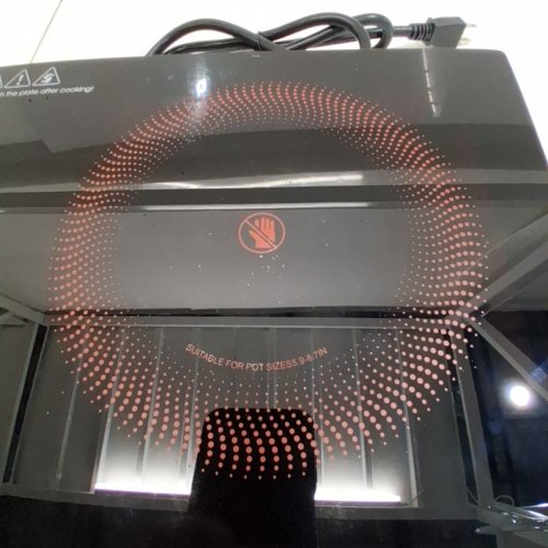 VBGK DOUBLE INDUCTION RADIANT ELECTRIC COOKTOP WITH LED TOUCH CONTROL SCREEN - 9 HEATING LEVELS - 110V-120V - 2100W - BLACK (MODEL: DT2-1) image 4