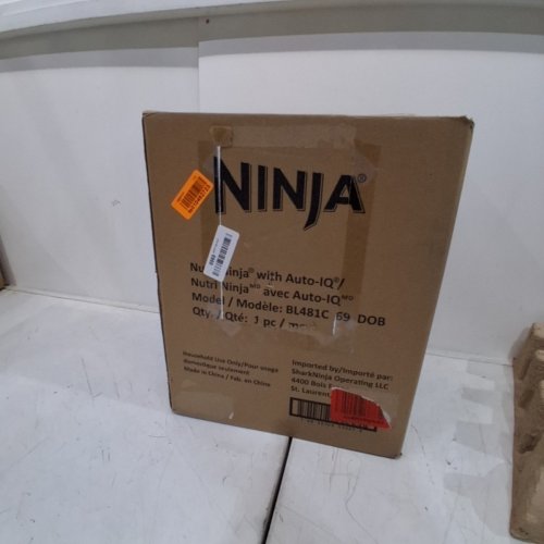 NINJA NUTRI-NINJA AUTO-IQ SINGLE SERVE BLENDER - 32OZ CUP/ 24OZ CUP - 1000W - STAINLESS STEEL/BLACK (MODEL: BL481C) image 4