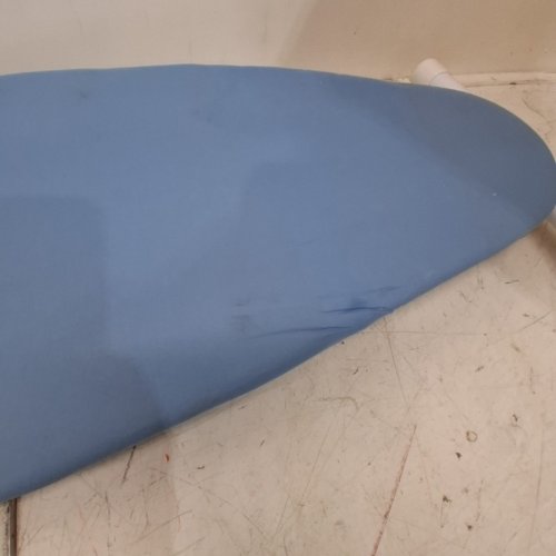 ADJUSTABLE IRONING BOARD WITH SAFETY LOCK - 54" X 13" - BLUE AND WHITE image 3