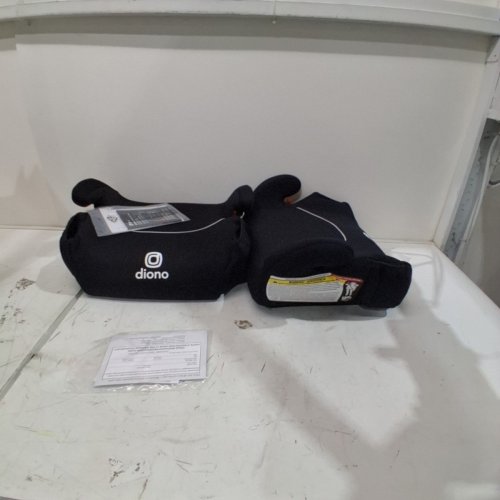 2PK DIONO SOLANA BACKLESS BOOSTER CAR SEATS - 40-120LBS MAX - BLACK (MODEL: 32060) image 2