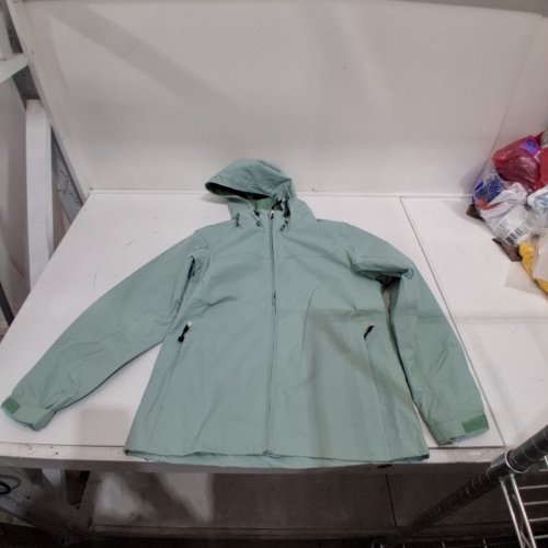 HOODED ZIP JACKET - LARGE - SAGE GREEN image 2