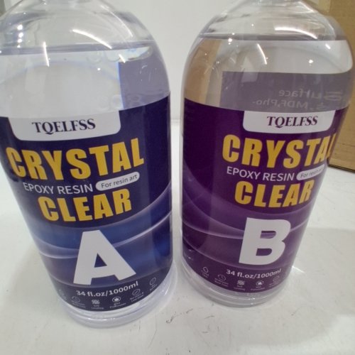 2PC CLEAR EPOXY RESIN KIT - 1000 ML EACH (MODEL: TQ-AB-68OZ) image 2