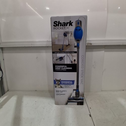 SHARK ROCKET PET ULTRA-LIGHT CORDED STICK & HANDHELD VACUUM CLEANER - BLUE & GREY (MODEL: HV300) image 8
