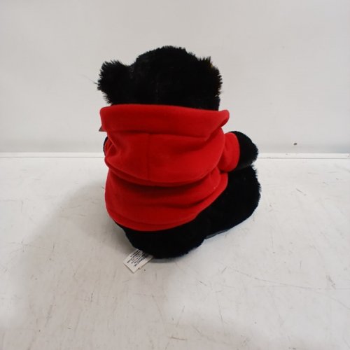 WAY TO CELEBRATE CANADA DAY BLACK BEAR PLUSHIE - 8.75" - BLACK/RED image 4