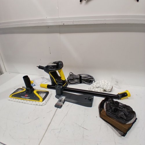 BISSELL 3-IN-1 POWERSTEAMER HEAVY DUTY STEAM MOP & HANDHELD CLEANER - GREY/YELLOW (MODEL: 2685B) image 3