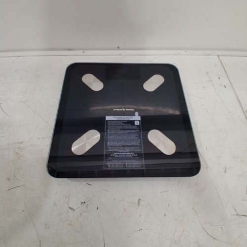 ETEKCITY SMART FITNESS SCALE WITH LED DISPLAY AND BLUETOOTH - 11" X 11" - 400LB MAX - BLACK (MODEL: ESF-551) image 3