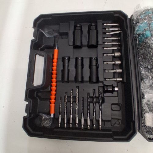 P-KOYEBOLT CORDLESS HIGH TORQUE IMPACT WRENCH KIT WITH 2 BATTERIES- 21 V, 2300 RPM - TEAL AND BLACK image 4
