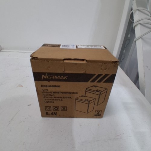 2PK NERMAK LITHIUM LIFEPO4 BATTERY FOR EMERGENCY LIGHT, GAME FEEDER AND MORE - 6V - 6AH - BLACK (MODEL: 6V6A) image 4