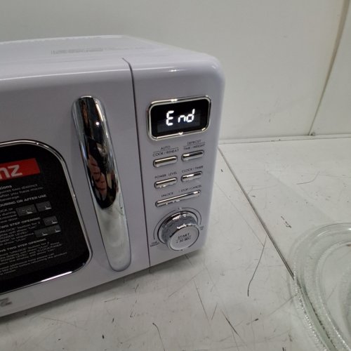 GALANZ RETRO STYLE COUNTERTOP MICROWAVE OVEN - 0.7CU.FT. - WHITE (MODEL: GLCMKZ07WER07) image 5