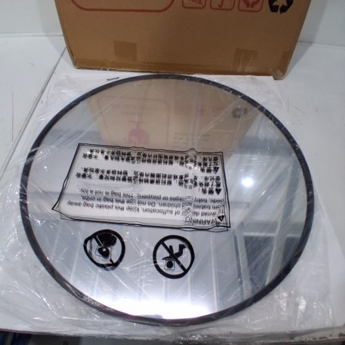 ROUND FRAMED MIRROR - 20" - BLACK image 2