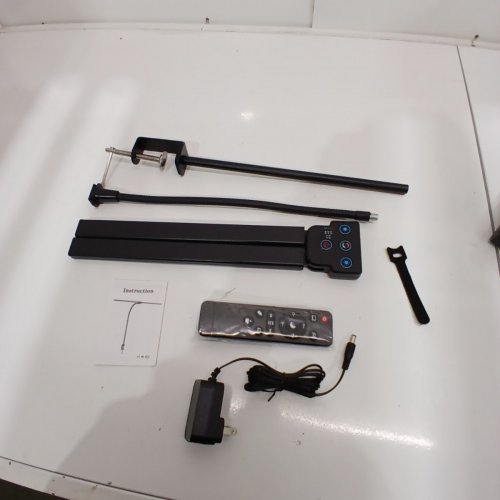 LED CLAMP ON DESK LAMP - 15" - BLACK image 2