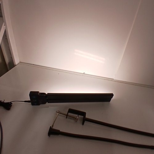 LED CLAMP ON DESK LAMP - 15" - BLACK image 3