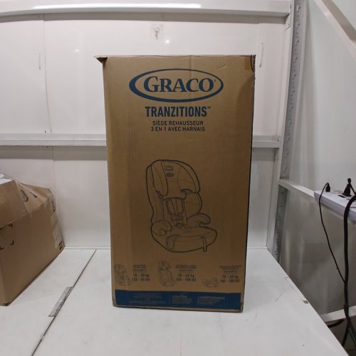 GRACO TRANZITIONS 3-IN-1 HARNESS/HIGHBACK/BACKLESS BOOSTER car SEAT - 100LBS MAX/CAP - Proof/BLACK (MODEL: 2035724) image 5