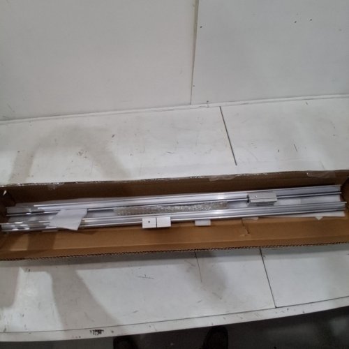 2PK VEVOR CYLINDRICAL ALUMINUM DRAG RAIL - 39" - SILVER - (MODEL: SBR12-C) image 2