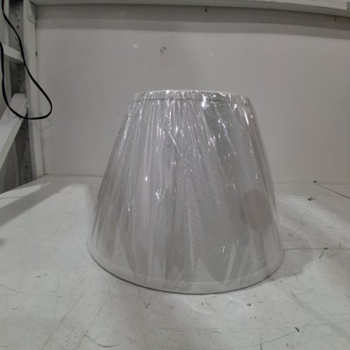 ASPEN CREATIVE HARDBACK EMPIRE SHADED SPIDER CONSTRUCTION LAMP SHADE - 7" X 13"X9-1/2" - OFF WHITE (MODEL: 32685) image 3