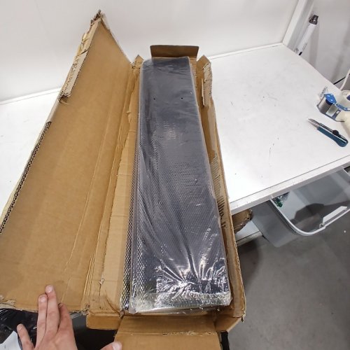 25PK AMERIMAX LOCK IN METAL MESH GUTTER GUARD - 3FT - BLACK (MODEL: 636025) image 2