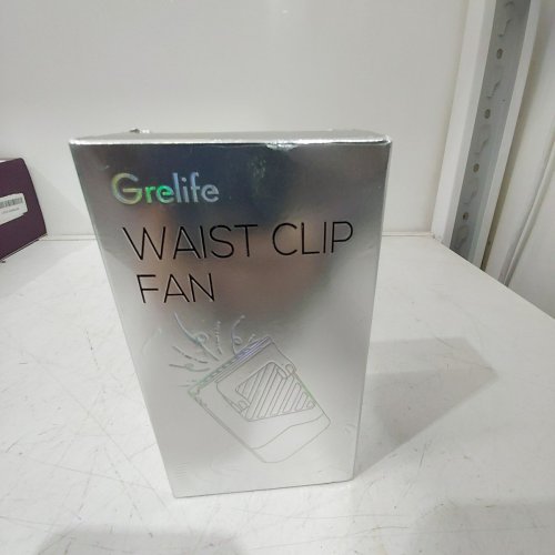 GRELIFE UPGRADED WAIST CLIP FAN WITH 5 SETTINGS -10000 RPM- BLACK (MODEL: ZAY-F020) image 2