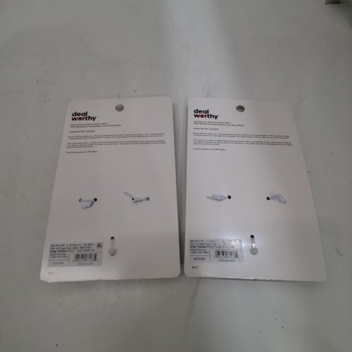 2 DEALWORTHY USB-C TO USB-C FAST CHARGING CABLES - 5FT - WHITE image 3