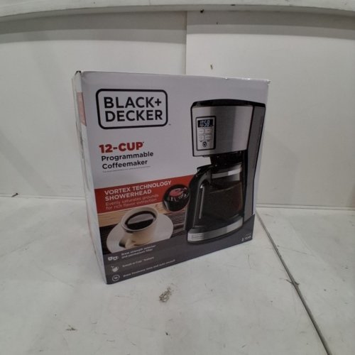 BLACK AND DECKER STAINLESS STEEL PROGRAMMABLE COFFEE MAKER - 12 CUPS - STAINLESS STEEL/BLACK (MODEL: ‎CM1231SC) image 7