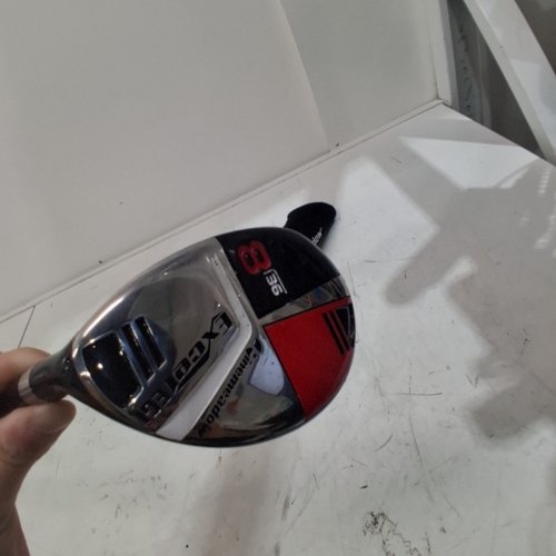PINEMEADOW GOLF EXCEL EGI HYBRID CLUB,-GRAPHITE- 36-DEGREE, 8, REGULAR, LEFT HAND- RED/BLACK/SILVER image 3
