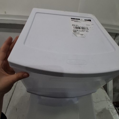 STERILITE PLASTIC 3-DRAWER STORAGE TOWER - 23" - WHITE image 4