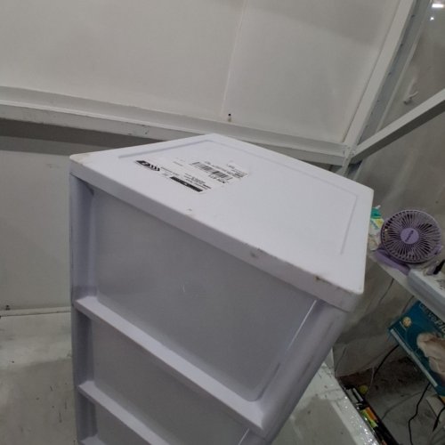 STERILITE PLASTIC 3-DRAWER STORAGE TOWER - 23" - WHITE image 8
