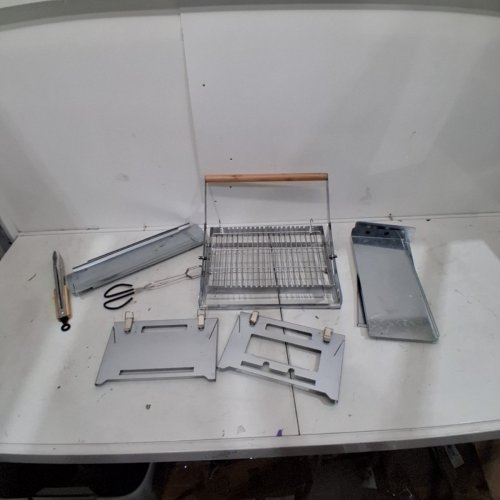 STAINLESS STEEL PORTABLE FLIP CHARCOAL GRILL (MODEL :AJ2-X005231_1) image 3