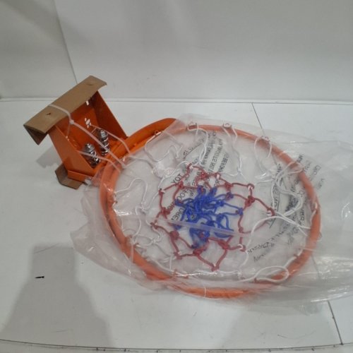 INDOOR/OUTDOOR HEAVY DUTY INTERGRATED WALL MOUNTED STANDARD BASKET BALL HOOP - 18" - ORANGE (MODEL: B016B) image 2