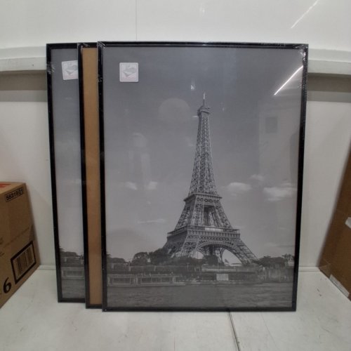 3PK UPSIMPLES PICTURE/POSTER FRAME - 12" X 18" - BLACK - (MODEL: FUP0301024) image 2