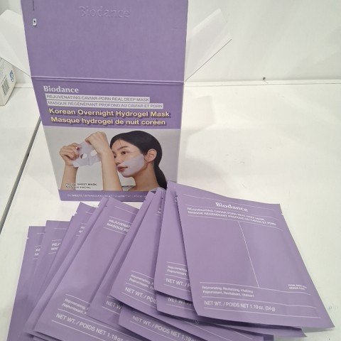 14PK BIODANCE OVERNIGHT KOREAN HYDROGEL CAVIARDEEP MASK-PDRN REAL DEEP MASK image 2