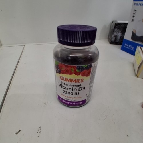 75 GUMMIES WEBBER NATURALS EXTRA STRENGTH VITAMIN D3 - 2500IU image 2