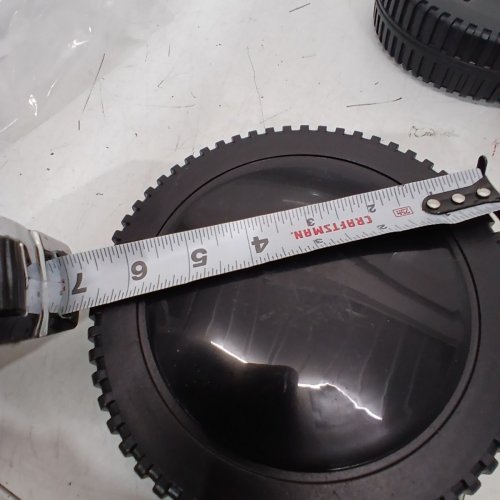 2PK GRILL REPLACEMENT WHEELS - 7" DIAMETER - BLACK image 4