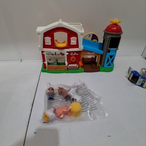 6PC FISHER-PRICE LITTLE PEOPLE CARING FUN ANIMAL FARM PLAYSET - MULTICOLOUR (MODEL: JGX61) image 2