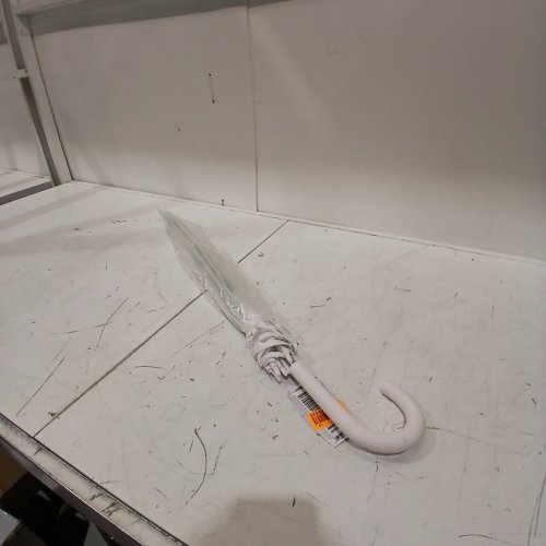 BUBBLE CLEAR UMBRELLA - 32" - CLEAR/WHITE image 2