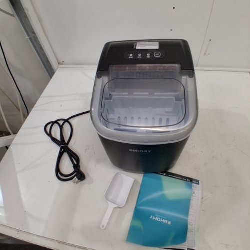 EUHOMY COUNTERTOP ICE MAKER - MAKES 26LBS/DAY - BLACK (MODEL: IM-06D) image 3