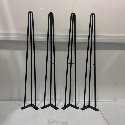 4PC MANYIHOME HAIRPIN TABLE LEGS - 900 LBS LOAD CAPACITY - 30" - BLACK image 3