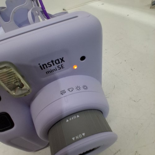 FUJIFILM INSTAX MINI SE INSTANT CAMERA BUNDLE WITH MAGNETIC FRAME, MINI ALBUM, AND 10 EXPOSURE MINI FILM PACK - LAVENDER image 2