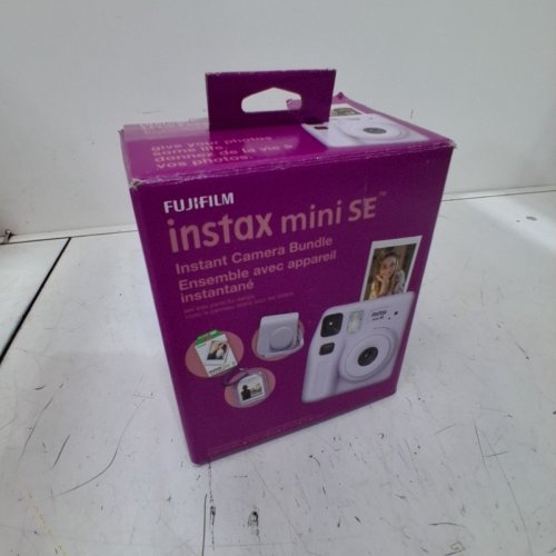 FUJIFILM INSTAX MINI SE INSTANT CAMERA BUNDLE WITH MAGNETIC FRAME, MINI ALBUM, AND 10 EXPOSURE MINI FILM PACK - LAVENDER image 6
