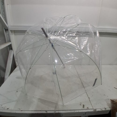 WEATHER STATION BUBBLE DOME CLEAR UMBRELLA - 52" - WHITE (MODEL: WS510-WHITE) image 2