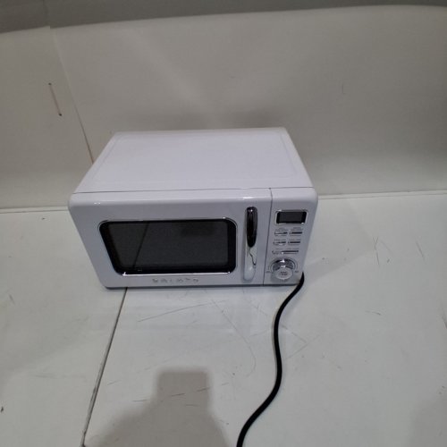 GALANZ RETRO STYLE COUNTERTOP MICROWAVE OVEN - 0.7CU.FT. - WHITE (MODEL: GLCMKZ07WER07) image 3