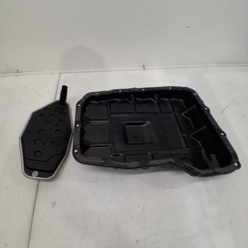 2PC 15 BOLT AUTOMATIC TRANSMISSION OIL PAN AND FILTER - FITS MULTIPLE CHRYSLER/JEEP/DODGE MODELS - BLACK image 3