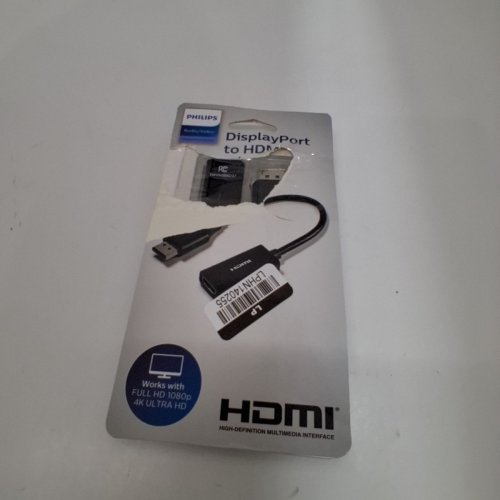 PHILIPS DISPLAYPORT TO HDMI ADAPTER - 1080P FHD, 4K UHD - BLACK (MODEL: SWV9200G/27) image 3