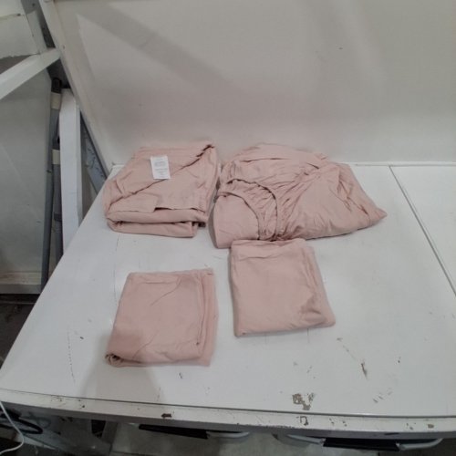 4PC SLEEPDOWN JERSEY SHEET SET - QUEEN - BLUSH image 2