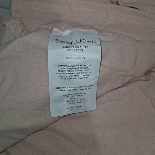 4PC SLEEPDOWN JERSEY SHEET SET - QUEEN - BLUSH image 3