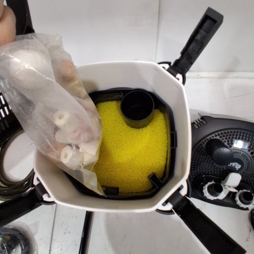 5PC AQQA AQUARIUM BIOCHEMICAL SPONGE ULTRA QUIET EXTERNAL FISH TANK FILTER - FOR 1200ML TANKS - BLACK / WHITE (MODEL: RUS-AQ150-1200L-US) image 4