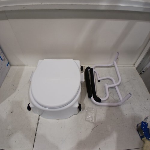 VEVOR RAISED TOILET SEAT - 5" - WHITE (MODEL: SC7060H) image 2